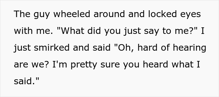 Boomer Thinks He Can Disrespect Cashier, Passerby Decides To Meet Him At His Job For A Lesson
