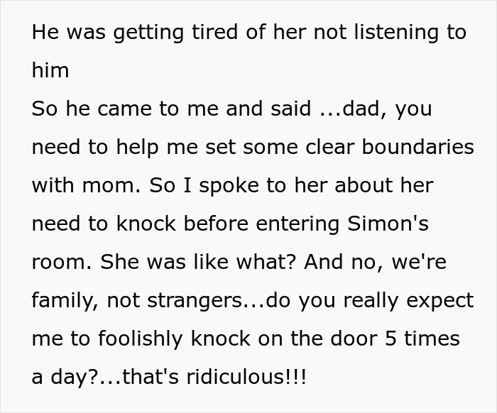 &ldquo;[Am I The Jerk] For Telling My Wife &lsquo;I Warned You&rsquo; When Our Son Got A Lock For His Room?&rdquo;