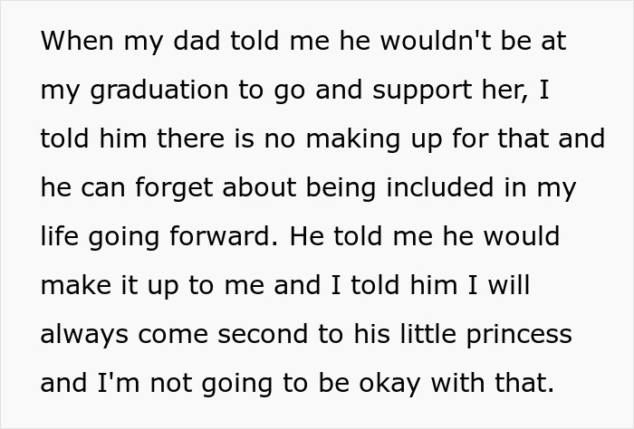 Dad Causes Irreparable Family Rift After Choosing His &ldquo;Little Princess&rdquo; Over Son&rsquo;s Graduation