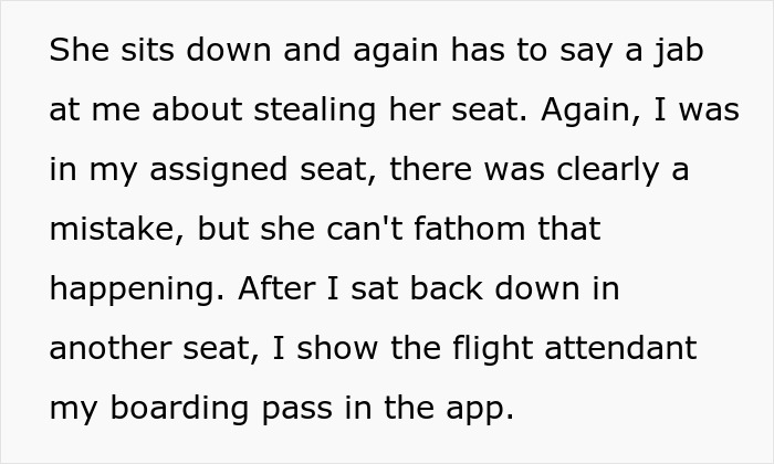 Woman Is Rude About Guy Being In Her Plane Seat, Gets Real Quiet After She's Asked To Move Woman Is Rude About Guy Being In Her Plane Seat, Gets Real Quiet After She's Asked To Move