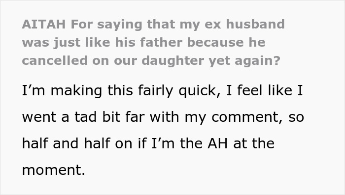 Man Spends Years Telling Wife He Won't Be As Horrible A Dad As His Was But Leaves His Family Man Spends Years Telling Wife He Won't Be As Horrible A Dad As His Was But Leaves His Family