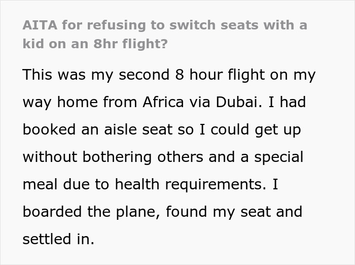 Passengers Unite Against Woman Who Wouldn't Give Up Her Aisle Seat For Family Of Five Passengers Unite Against Woman Who Wouldn't Give Up Her Aisle Seat For Family Of Five