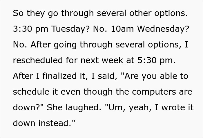 Dental Staff Who Want To Go Home Early Sneakily Change Woman's Appointments, She Gets Revenge