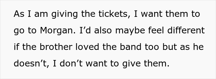 Girl With Several Siblings Is Upset After Mom Says Her Birthday Concert Tickets Will Go To Her Bro