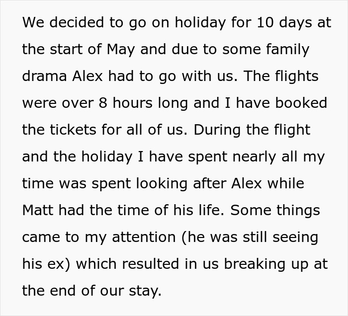 Cheating BF Expects GF To Look After His 2 YO On Flight, She Chooses Business Class Upgrade Instead