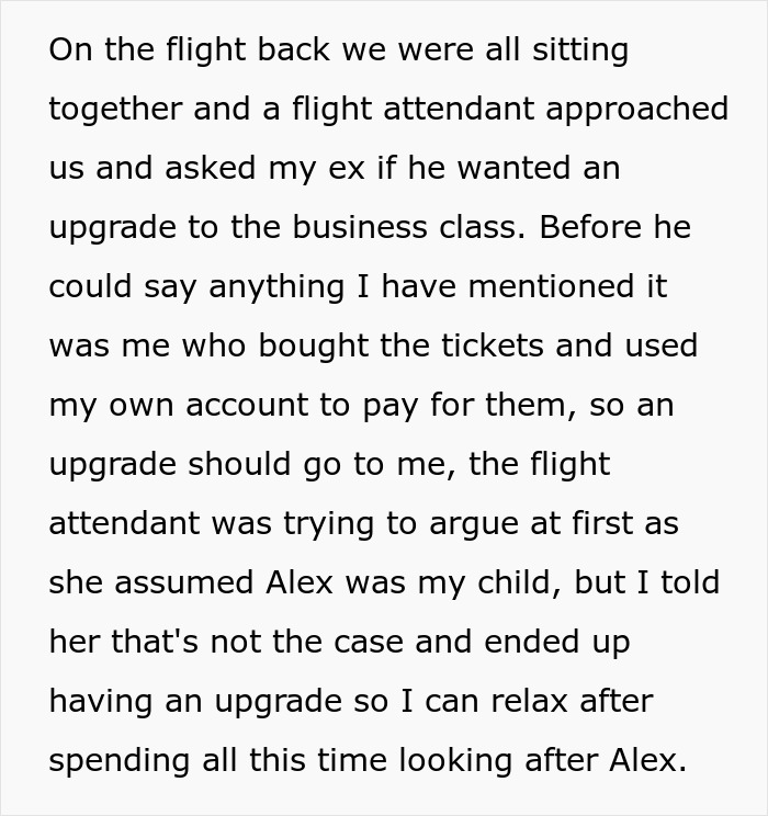 Cheating BF Expects GF To Look After His 2 YO On Flight, She Chooses Business Class Upgrade Instead