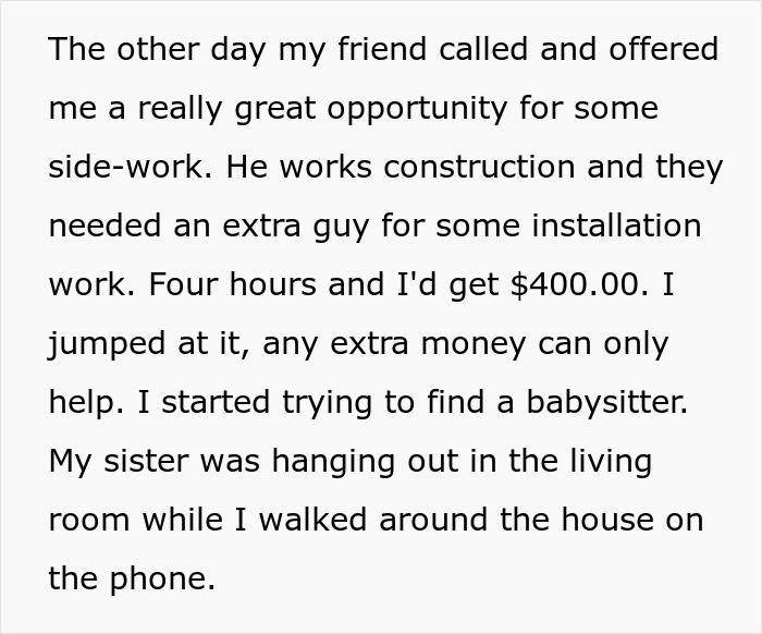 Family Drama Ensues After Man Doesn&rsquo;t Ask Sister To Babysit His Baby After Her Constant Complaints