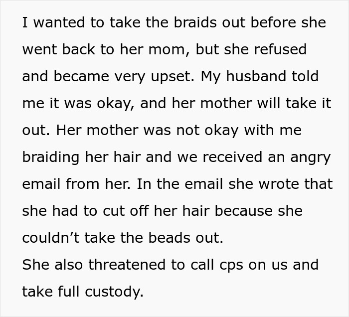 Mom Cuts Her Daughter&rsquo;s Hair And Threatens To Take Full Custody After Stepmom Gave Her Braids