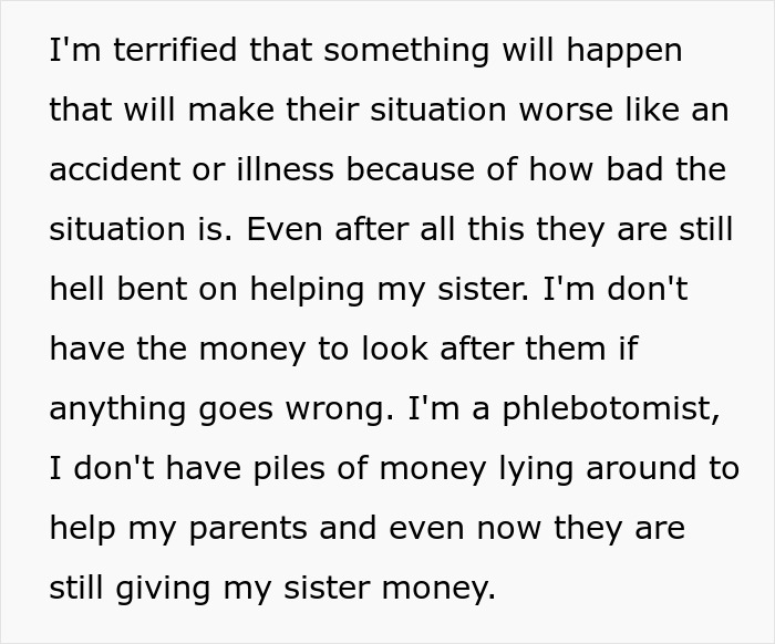 “This Is Insane”: Family Demands Person Go Into Debt To Help Sister Out With Legal Bills “This Is Insane”: Family Demands Person Go Into Debt To Help Sister Out With Legal Bills