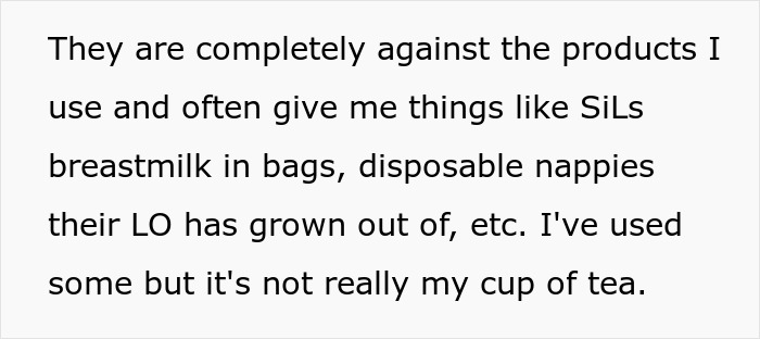 &ldquo;AITA For Kicking SIL Out After She Threw Away Most Of My Single-Use Baby Products & Formula?&rdquo;