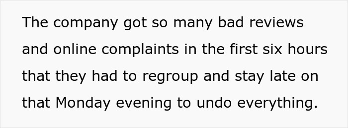 Boss Puts Company Under Fire After Enforcing An Impossible Change Workers Maliciously Comply With