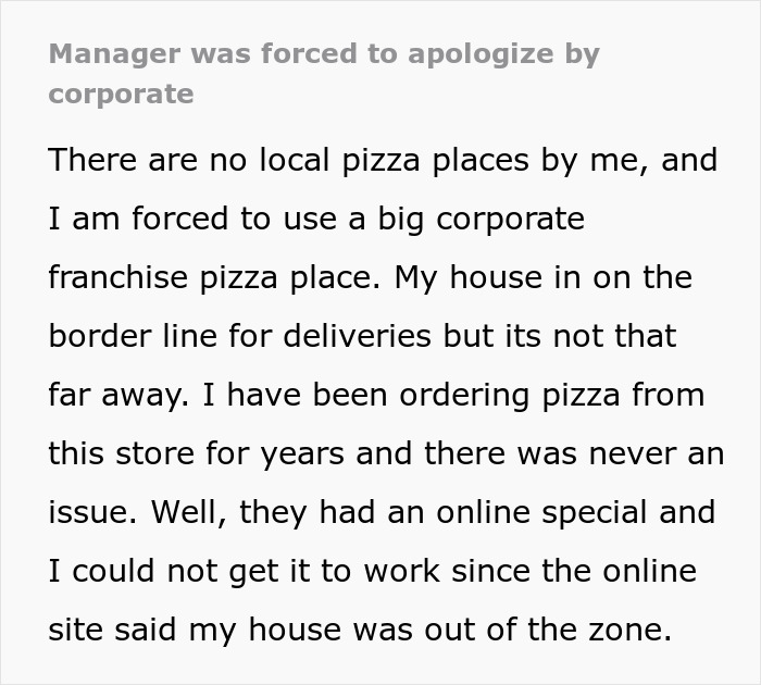 Rude Pizzeria Manager Forced To Apologize After Company Loses Loyal Customer Base