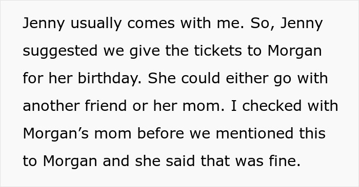 Girl With Several Siblings Is Upset After Mom Says Her Birthday Concert Tickets Will Go To Her Bro