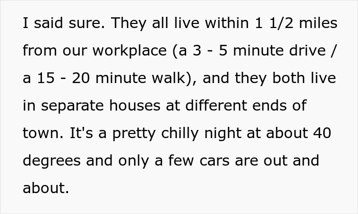 Friends Forced To Walk Home In 40-Degree Weather For Scoffing At Putting On Seatbelts In Guy's Car