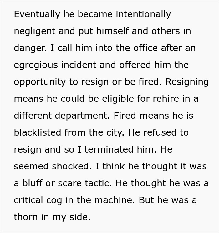 Man-Baby Is Shocked To Be Fired Instead Of Promoted, Thinks His Lawyer Dad Can Help Him But Fails