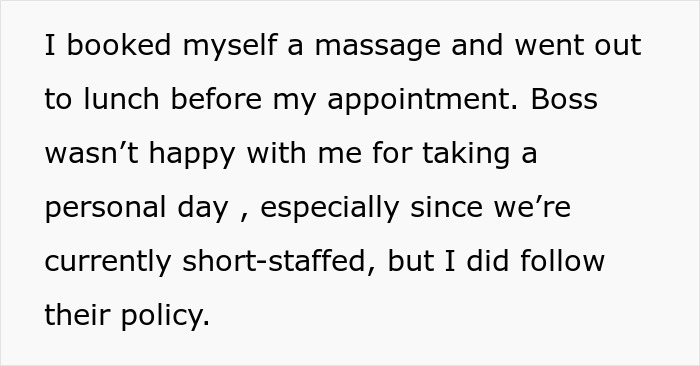 Woman Asks To Leave 5 Minutes Early But Boss Doesn’t Care, Regrets It When She Follows The Policy Woman Asks To Leave 5 Minutes Early But Boss Doesn’t Care, Regrets It When She Follows The Policy