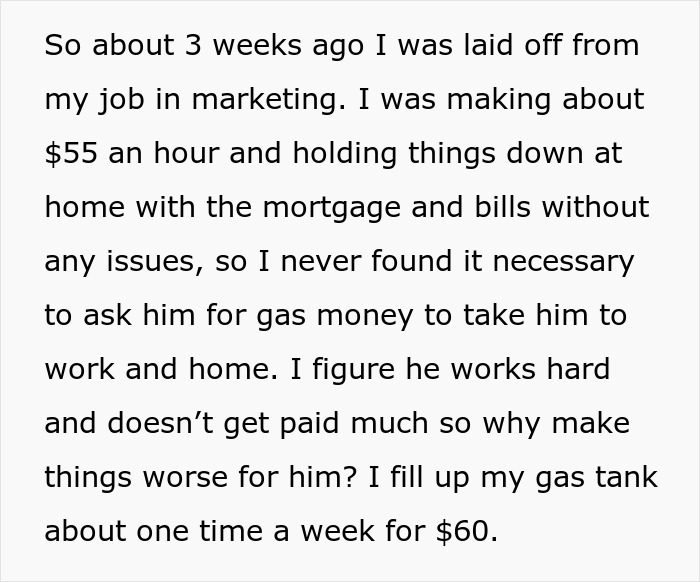 Woman Gets A Reality Check About Her &lsquo;Loser&rsquo; Boyfriend Online After Asking Him To Pay For Gas