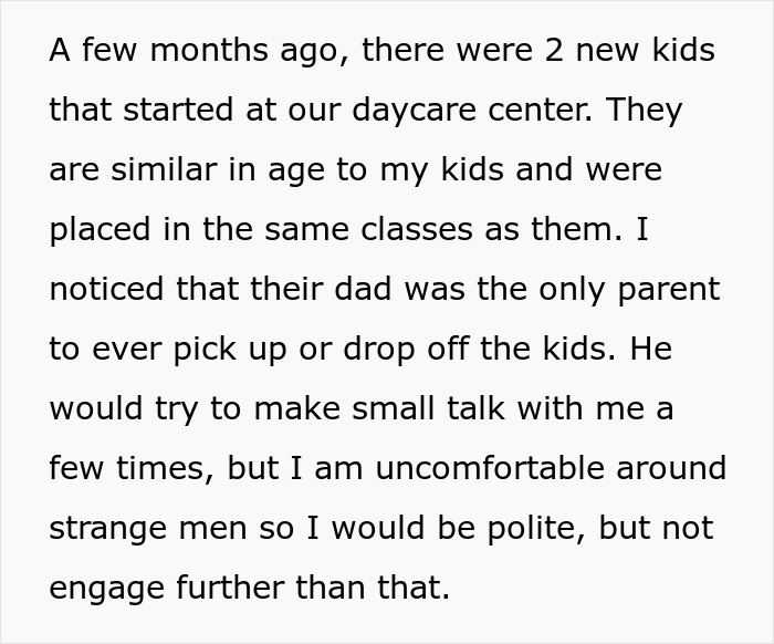 Mom Says She's Uncomfortable With Single Dad Being In Her Mom Group, So They Go On Without Her