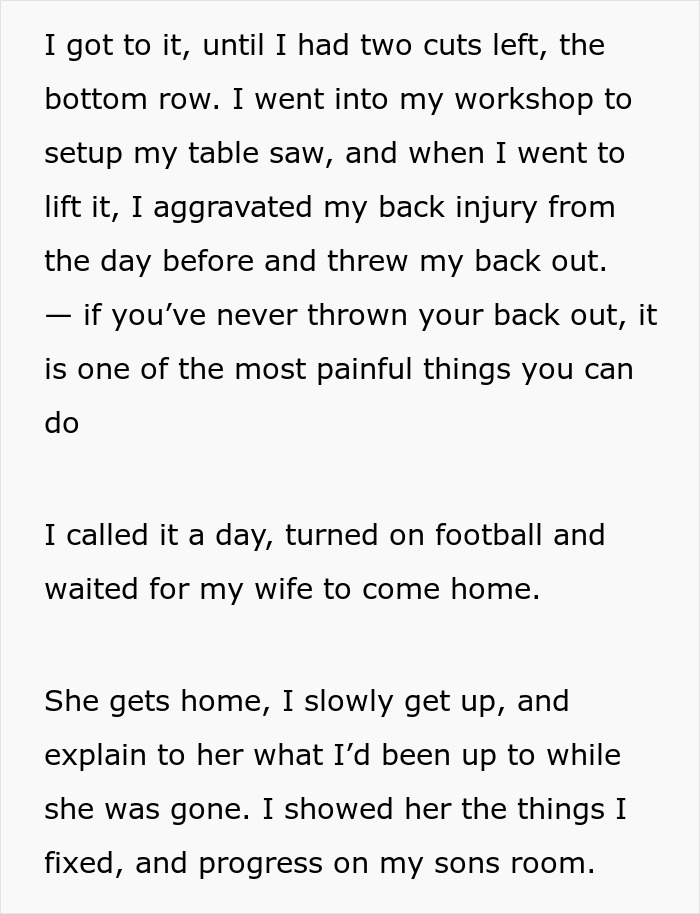 “Thank You, I Guess”: Man’s ‘Surprise’ After Wife’s Getaway Weekend Doesn’t Go As Planned “Thank You, I Guess”: Man’s ‘Surprise’ After Wife’s Getaway Weekend Doesn’t Go As Planned