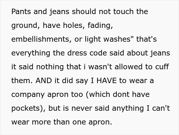 Boss Enforces A Dress Code Without Actually Reading It, Regrets It When Worker Retaliates