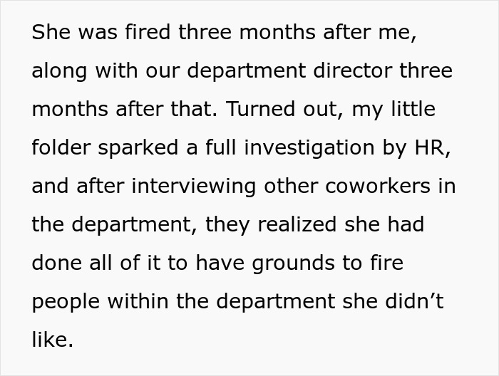 Manager Sabotages Employees To Get Them Fired, Doesn't Realize She's Leaving A Paper Trail