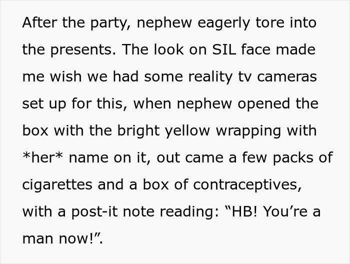 SIL Can't Resist Swapping Gifts On Son's B-Day, Goes Red As A Tomato When He Opens It