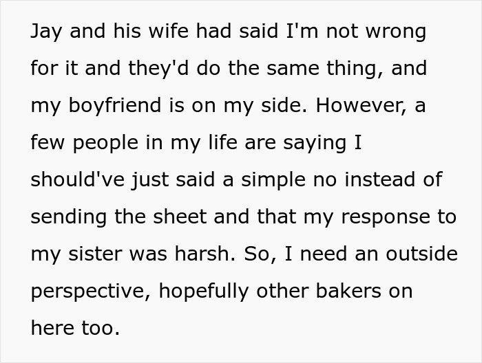Woman Isn&rsquo;t Invited To A Wedding Because She&rsquo;s A &ldquo;Sinner&rdquo;, Gets Asked To Bake A Cake For It