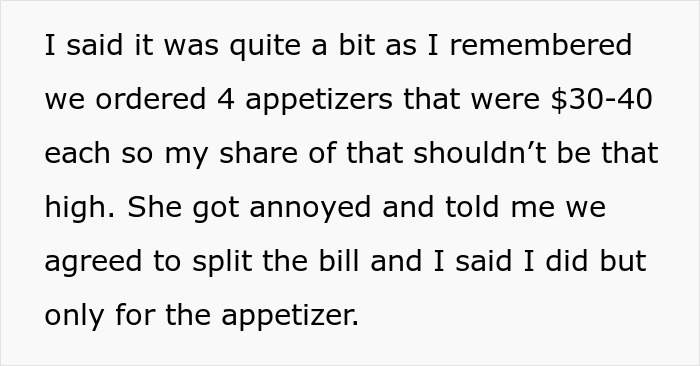Woman Didn't Drink Alcohol, Refuses To Pay $470 Of Her 'Share' Of Bill, Asks If She's Wrong Woman Didn't Drink Alcohol, Refuses To Pay $470 Of Her 'Share' Of Bill, Asks If She's Wrong