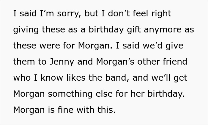 Girl With Several Siblings Is Upset After Mom Says Her Birthday Concert Tickets Will Go To Her Bro