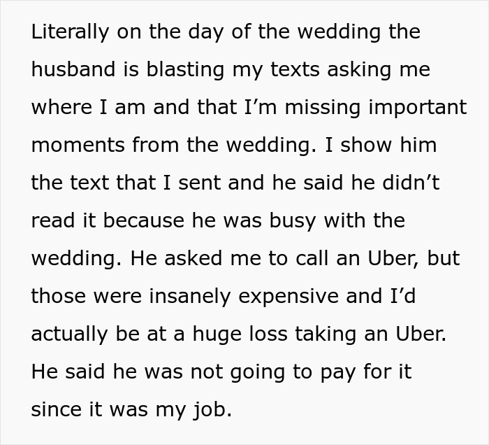 "They Want To Sue Me Now": Photographer Doesn't Show Up To Wedding "They Want To Sue Me Now": Photographer Doesn't Show Up To Wedding