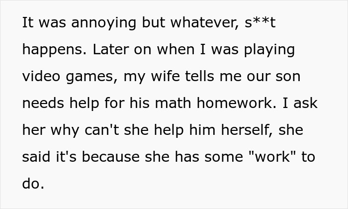 Man Tries To Have One Day Off, Wife “Forgets” Their Agreement, Is Shocked When He Just Leaves Man Tries To Have One Day Off, Wife “Forgets” Their Agreement, Is Shocked When He Just Leaves