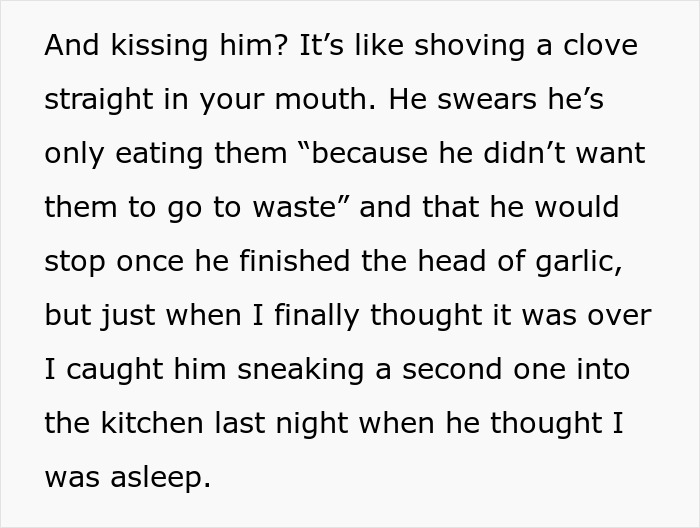 Woman Goes From Hating BF&rsquo;s Garlic Obsession To Heartbreak By Unravelling His Affair Through It