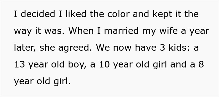 Guy Decides Not To Change Color Of The House He Bought, His Teen Son Struggles With It Years Later