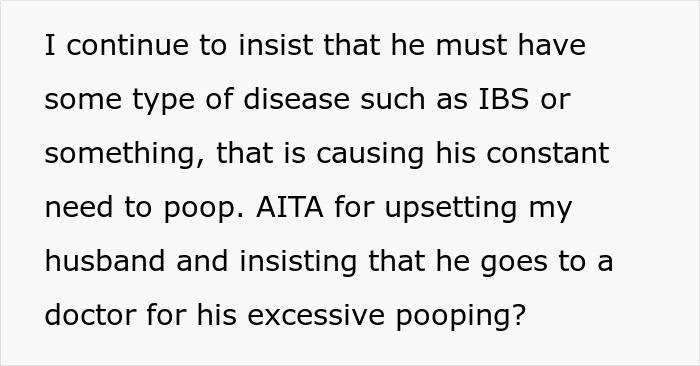 Woman Has To Constantly Accommodate For Husband&rsquo;s Pooping Schedule, Forces Him To See A Doctor