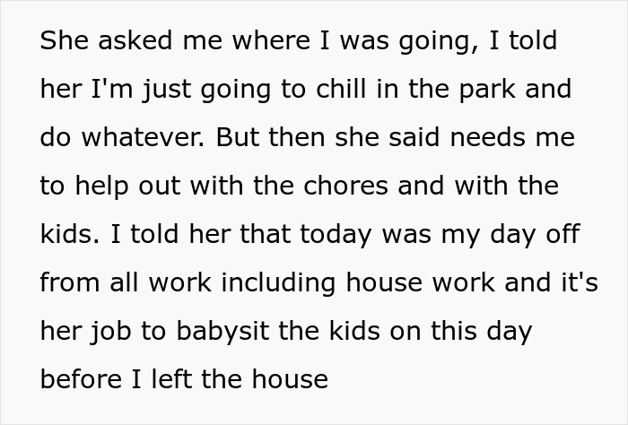 Man Tries To Have One Day Off, Wife “Forgets” Their Agreement, Is Shocked When He Just Leaves Man Tries To Have One Day Off, Wife “Forgets” Their Agreement, Is Shocked When He Just Leaves