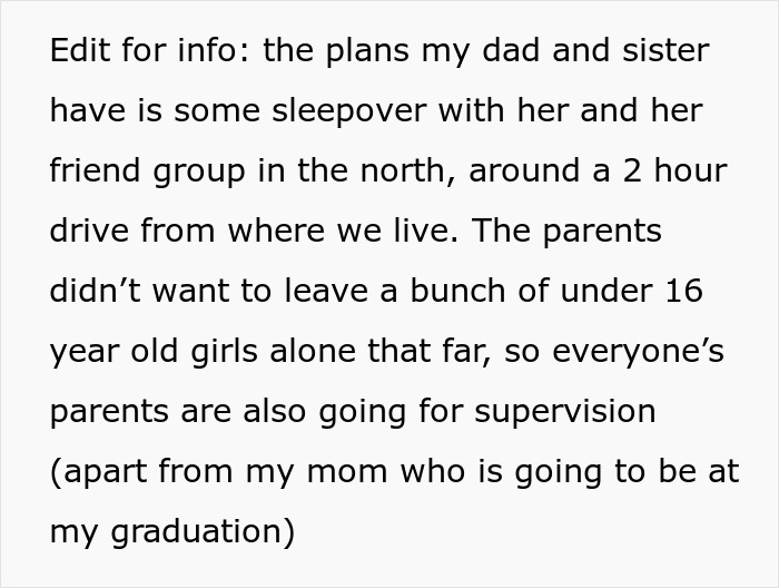 Teen Spites Dad And Sister Who Planned To Skip Her Graduation By Giving Away Their Tickets