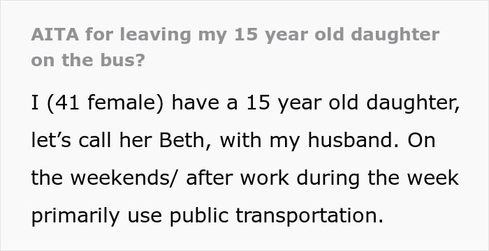 Teen Demands More Independence From Parents, Has Meltdown After 4 Minutes Alone On A Bus