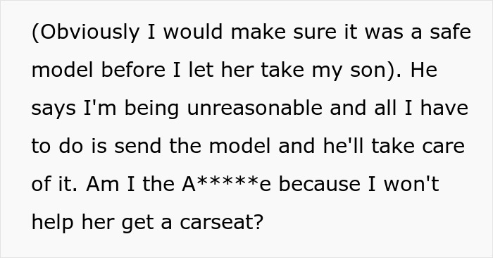 New Mom Complains About MIL Not Buying A Car Seat On Her Own Dime, Gets A Reality Check Online
