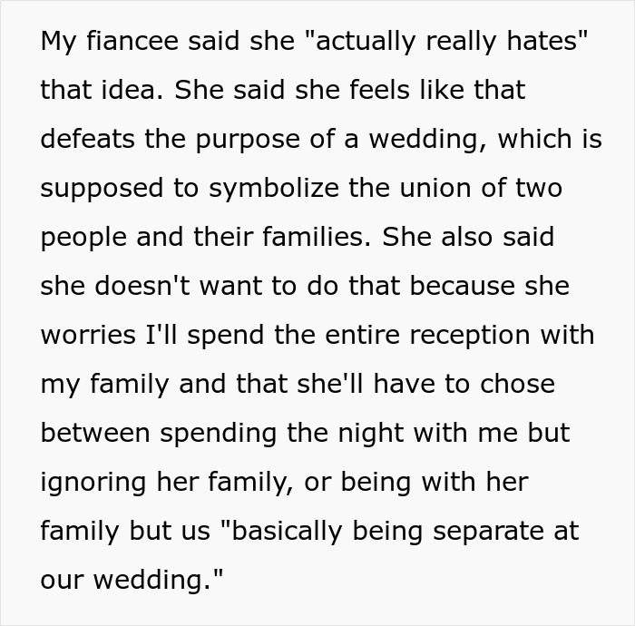 Guy Runs His Wedding ‘Compromise’ Past People Online, Gets Called Out Guy Runs His Wedding ‘Compromise’ Past People Online, Gets Called Out