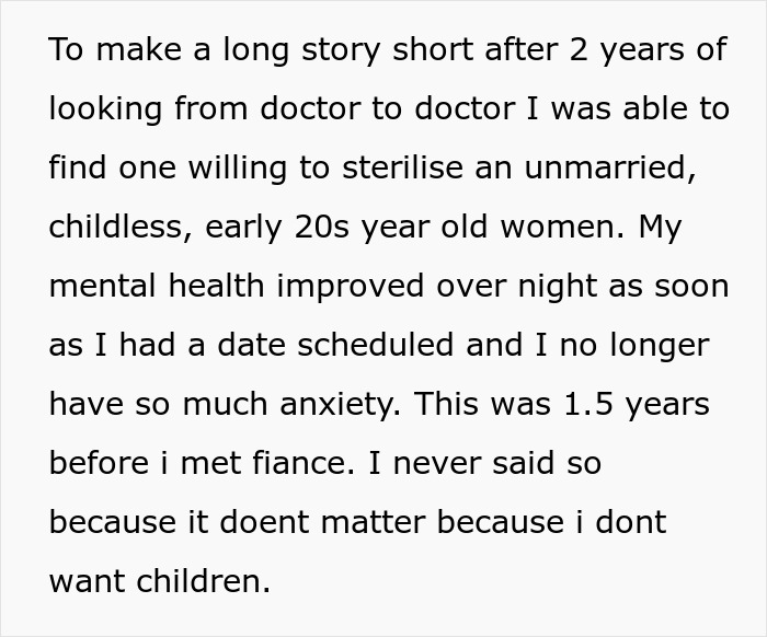 Man Livid After Fianc&eacute;e Reveals She's Sterilized After Bonding Over Childfree Lifestyle