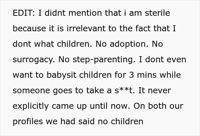 Man Livid After Fianc&eacute;e Reveals She's Sterilized After Bonding Over Childfree Lifestyle