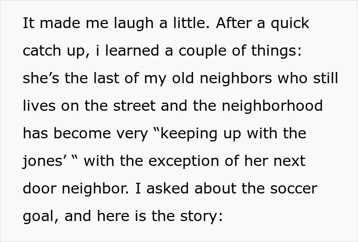 “It Was Basically A Toy”: Neighbor Is Upset About Family’s Soccer Goal, Gets A Reality Check “It Was Basically A Toy”: Neighbor Is Upset About Family’s Soccer Goal, Gets A Reality Check