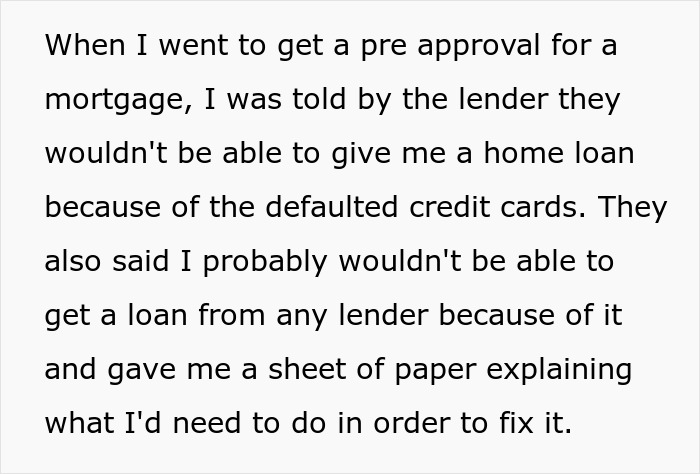 &ldquo;I Turned Him In&rdquo;: Person Learns That Dad Secretly Ruined Their Chances Of Buying A House