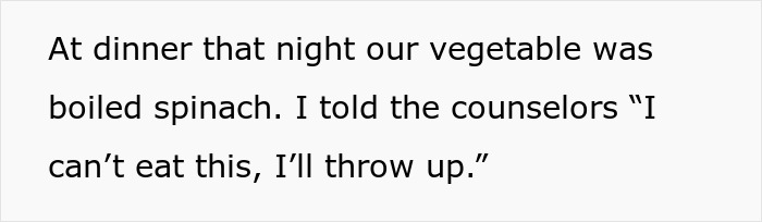 Girl Can’t Eat Spinach, Gets Told To Eat At Least 3 Bites To Get Dessert, Maliciously Complies Girl Can’t Eat Spinach, Gets Told To Eat At Least 3 Bites To Get Dessert, Maliciously Complies