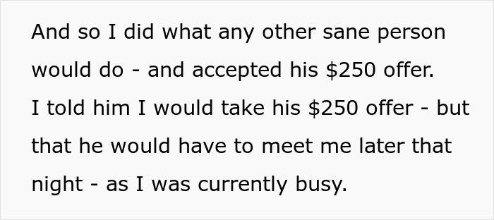 Guy Gets Petty Revenge On FB Marketplace Low Baller For His Ridiculous $250 Offer