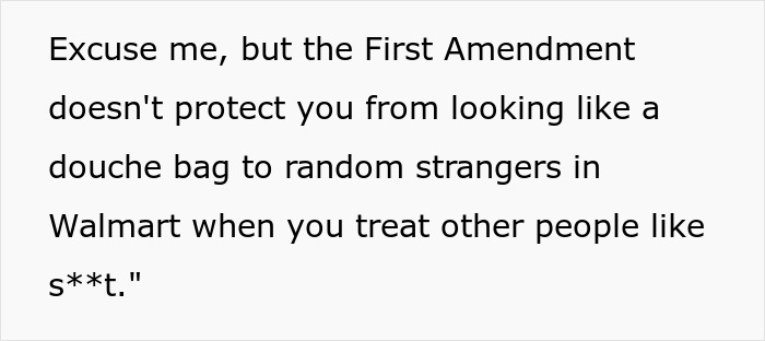Boomer Thinks He Can Disrespect Cashier, Passerby Decides To Meet Him At His Job For A Lesson