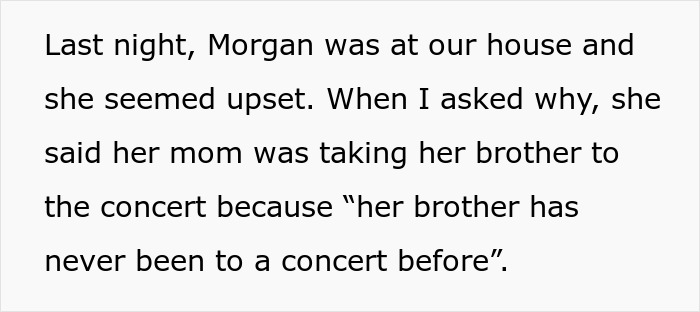 Girl With Several Siblings Is Upset After Mom Says Her Birthday Concert Tickets Will Go To Her Bro