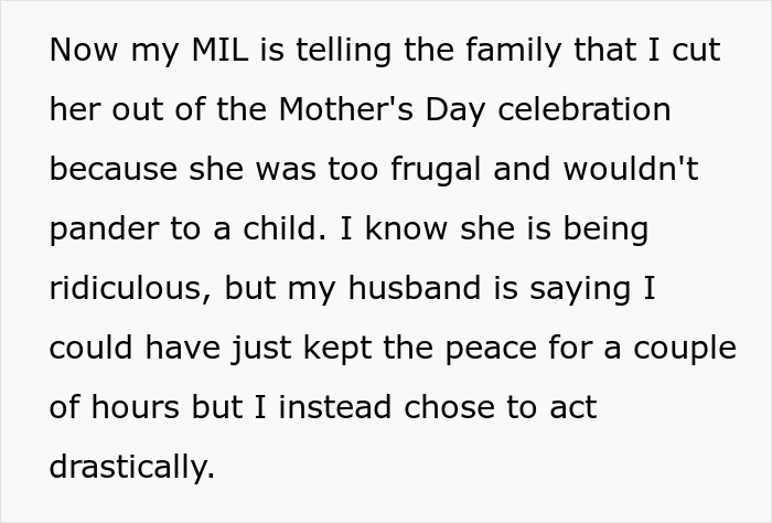 Grandma Gets Kicked Out Of Lunch With 6YO After She Kept Saying It Was A Waste Of Money Grandma Gets Kicked Out Of Lunch With 6YO After She Kept Saying It Was A Waste Of Money