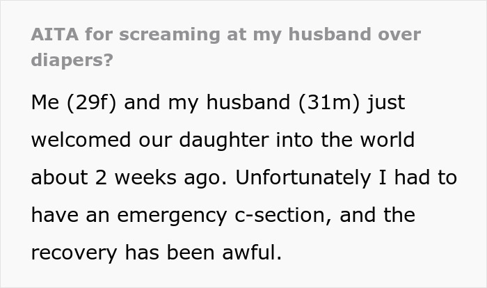 Mom Recovering From A C-Section Completely Loses It At Incompetent Husband Mom Recovering From A C-Section Completely Loses It At Incompetent Husband