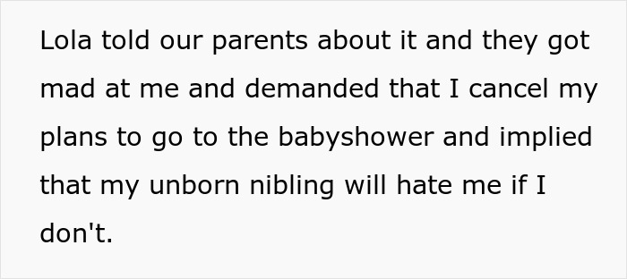 Woman Refuses To Cancel Her Birthday Plans To Attend Sister’s 4th Baby Shower, Gets Blocked Woman Refuses To Cancel Her Birthday Plans To Attend Sister’s 4th Baby Shower, Gets Blocked